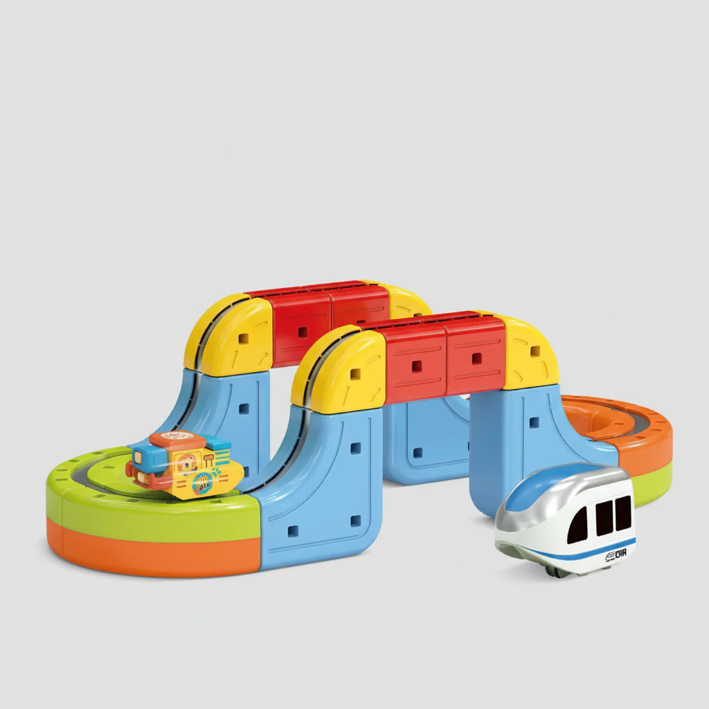 Magisch Bouwset Treinbaan Creatieve Speelset Magnetisch Voertuig