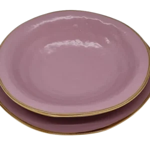 Diep Bord met Dinerbord - Paars - Lila