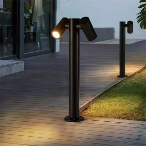 LumiPost – Dubbele LED Tuinlantaarn voor Oprit & Tuin – Weerbestendig & Energiezuinig