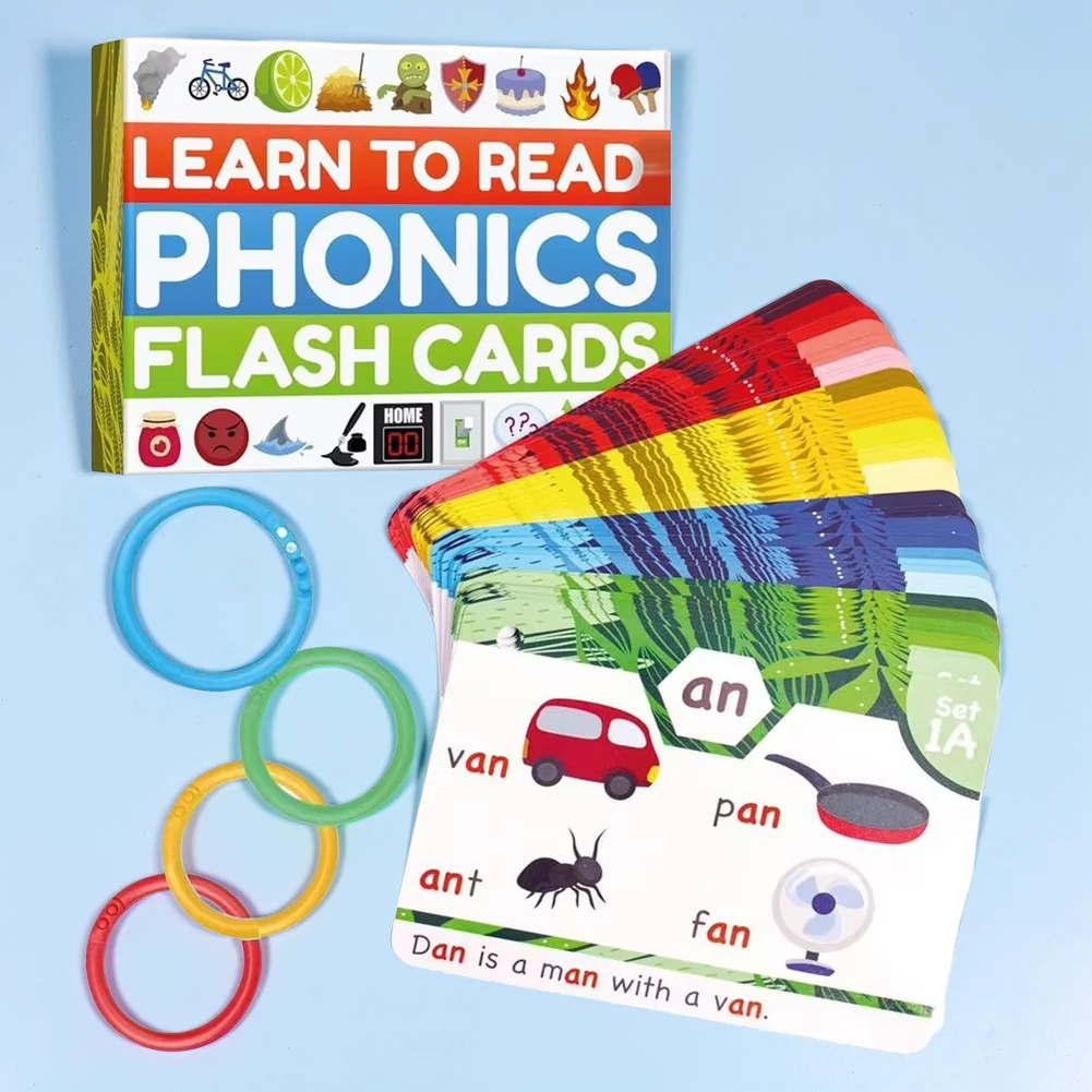 Flashcards Leerkaarten Kinderen Fonica Educatief Leerspel - Afbeelding 3