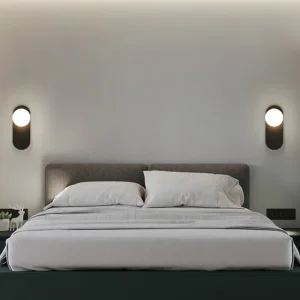 GlowSphere - Moderne LED Wandlamp met Glazen Bol voor Woonkamer en Hal