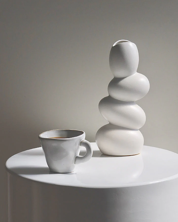 Minimalistische Porseleinen Vaasje - Afbeelding 7