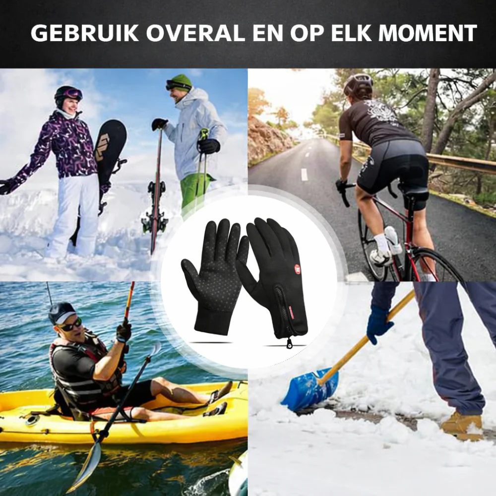 Handschoenen Winter Waterafstotend Schermbediening Antislip - Afbeelding 4