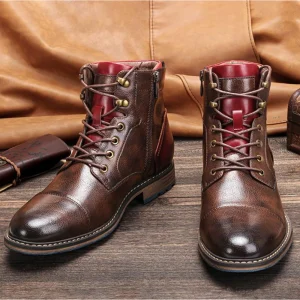 Heren Laarzen Veterlaarzen Casual Enkel Boots