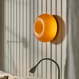 Orange Donut Lamp - Stijlvolle Wandleuchte en Tafellamp