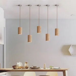 NordicGlow - Scandinavische Houten Hanglamp