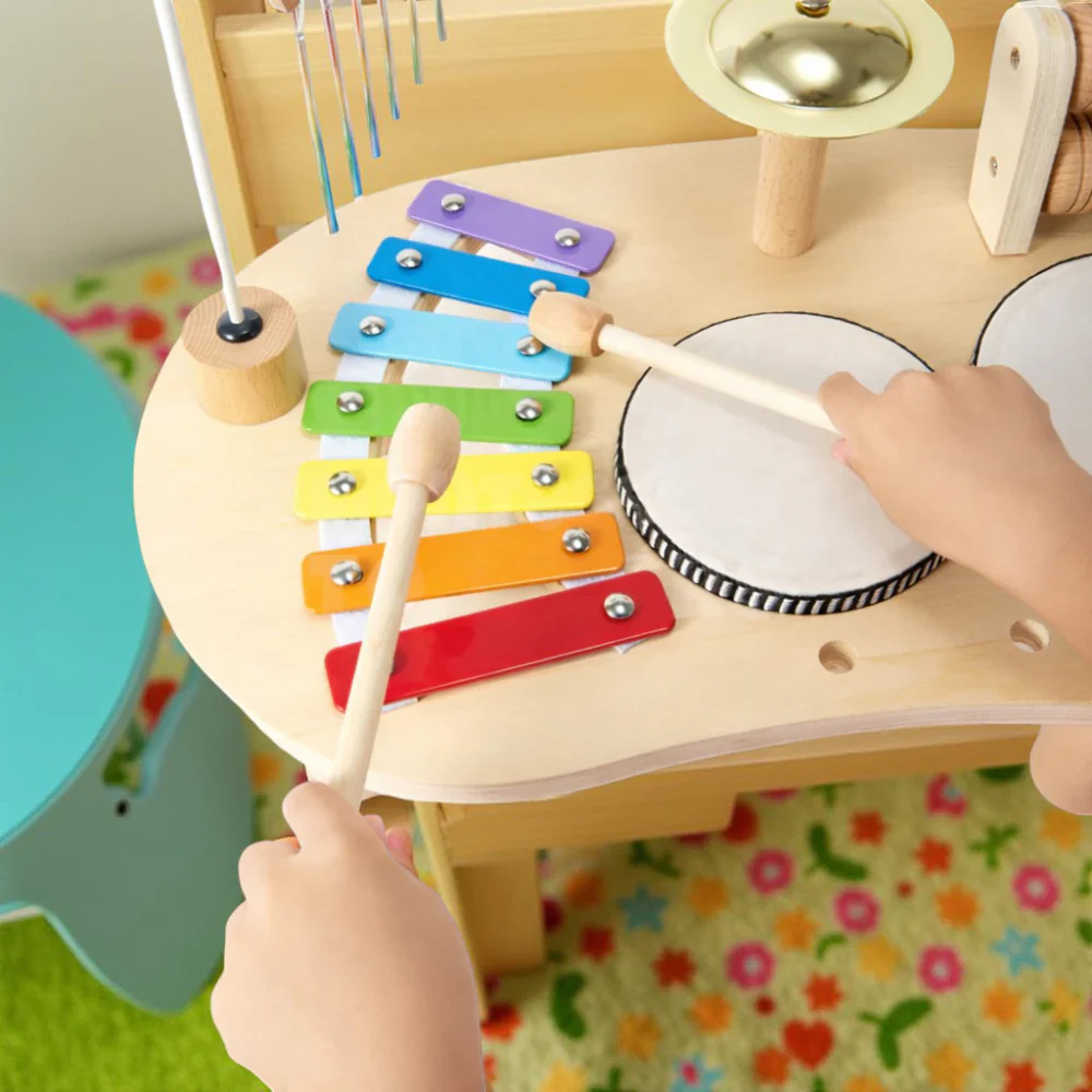 Houten Muziekinstrumenten Montessori Peuters Muziekset - Afbeelding 3