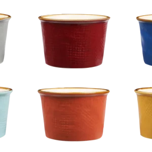 Gekleurde (IJs)bakjes - Set van 6 - Ø 8cm