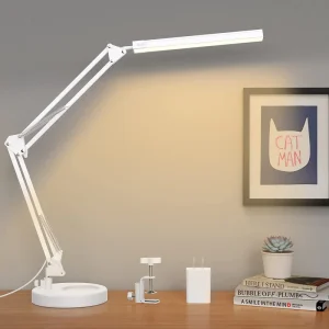 LED Desk Lamp - Bureaulamp met Klem en Zwenkarm
