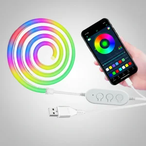 LED Strip RGB Neon Flexibel Slimme Verlichting Appbediening