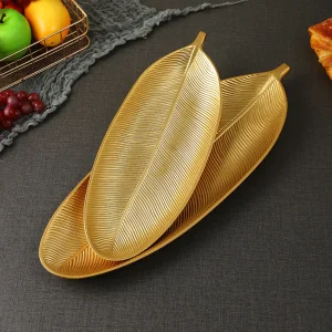 Dienblad Decoratief Bladvormig Hars Woonkamer Tafel