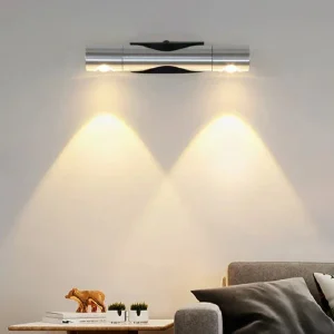 DuoGlow – Dubbele LED Wandlamp Met Verstelbare Spotlights