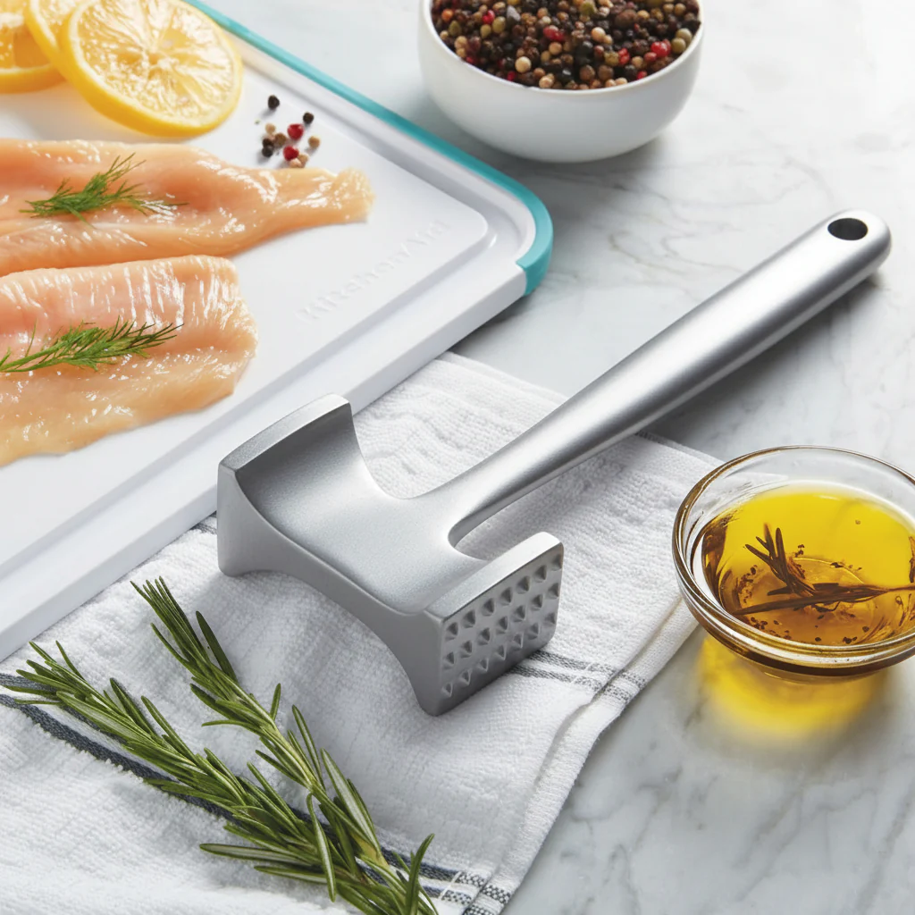 Vleesmals Hamer Aluminium Ergonomische Keukentool - Afbeelding 5