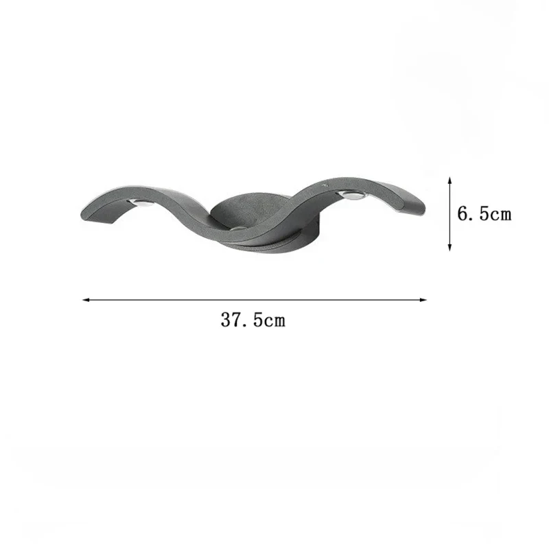 LumiWall - Moderne LED Wandlamp voor Buiten, Weerbestendig & Energiezuinig - Afbeelding 7