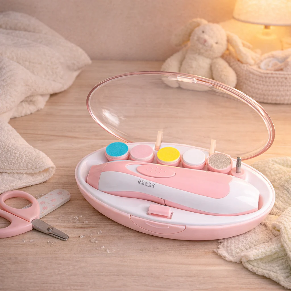 Nagelvijl Baby Elektrisch Veilig Stil Verzorging Set