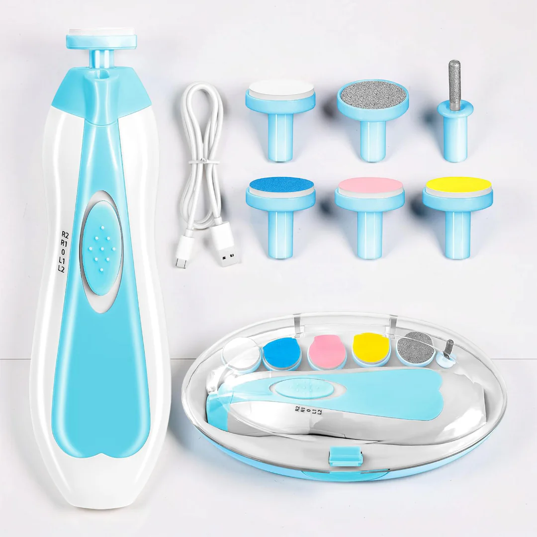 Nagelvijl Baby Elektrisch Veilig Stil Verzorging Set - Afbeelding 5