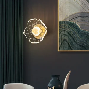 BloomGlow – Bloemvormige LED Wandlamp voor Slaapkamer & Woonkamer