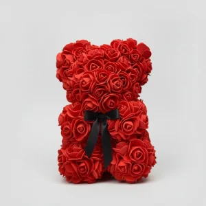 Teddybeer Rozen Decoratieve Strik