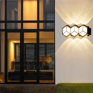 LumiWall - Waterdichte LED Buitenlamp – Weerbestendige Verlichting voor Tuinen & Terrassen