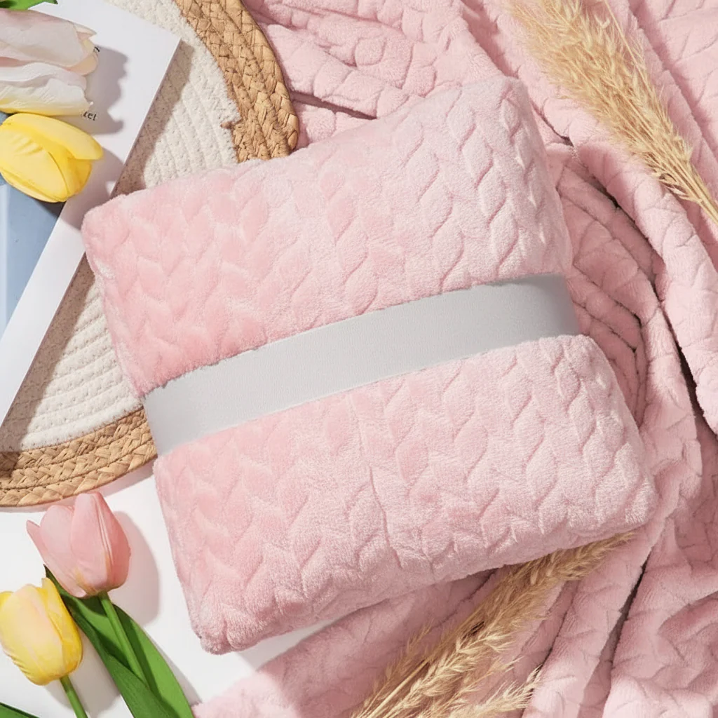 Luxe Cadeau Set Vrouwen Flanellen Deken Thermos Meer - Afbeelding 5