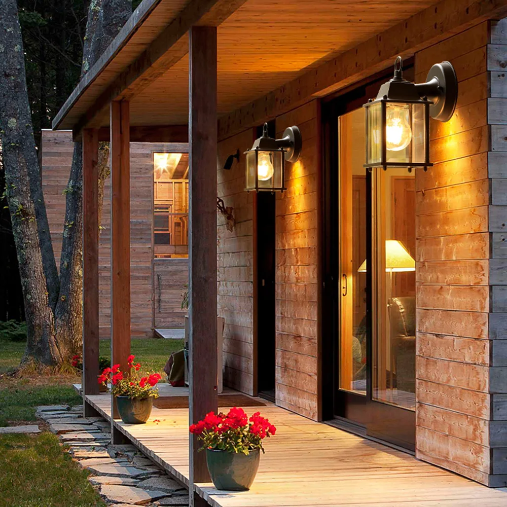 VintageGlimmer - Klassieke Buitenwandlamp - Afbeelding 3