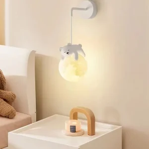MoonGlow - Creatieve LED Wandlamp voor Slaapkamer en Kinderkamer
