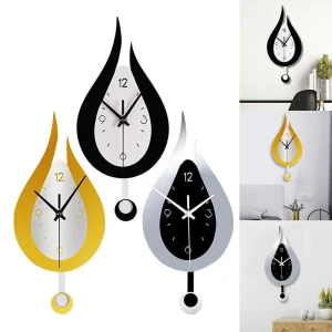 WaterDrop - Moderne Minimalistische Pendule Wandklok