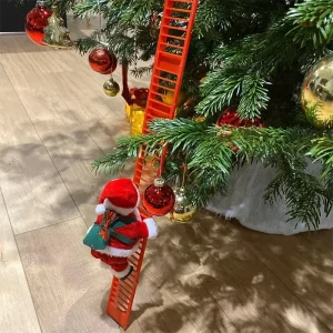 SantaClimb – Vrolijke Kerstdecoratie op Ladder