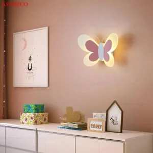 ButterflyGlow - Acryl Vlinder LED Wandlamp voor Kinderkamer en Slaapkamer Decor