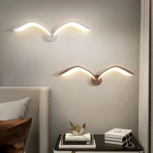 SkyWing - LED Meeuw Wandlamp in Scandinavisch Design