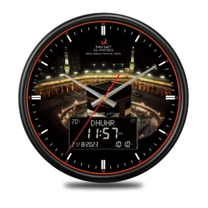 GebedsTijd - Slimme Wandklok met Azan en Hijri Kalender
