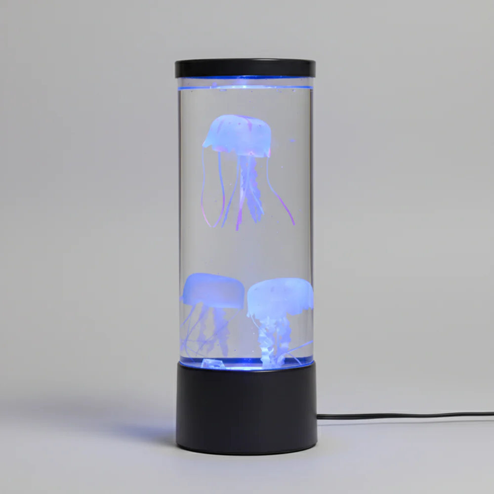 SerenitySphere - Aquarium & Kwallen Lavalampe | Rustgevend Stemmingslicht | 7 Kleuren LED - Afbeelding 9