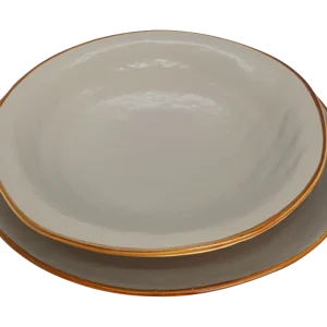 Diep Bord met Dinerbord - Grijs