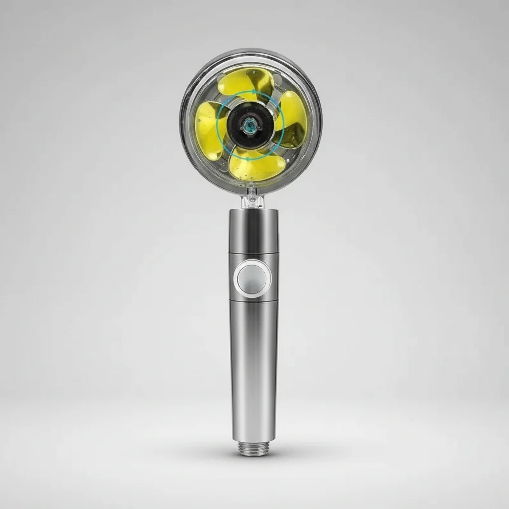 Doucheset Hoge Druk Douchekop Roteerbaar Waterbesparend Massage - Afbeelding 9