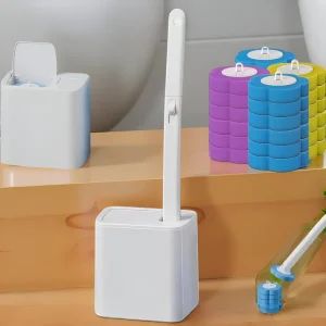 Toiletborstel Wegwerp Systeem Hygiënische Navulling Wandhouder