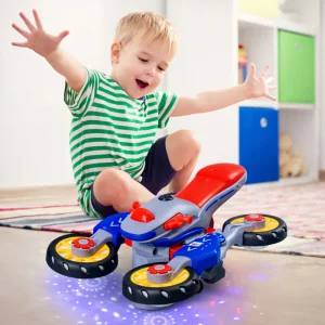 Speelgoed Motor Elektrisch Dansend Licht Muziek Kinderen