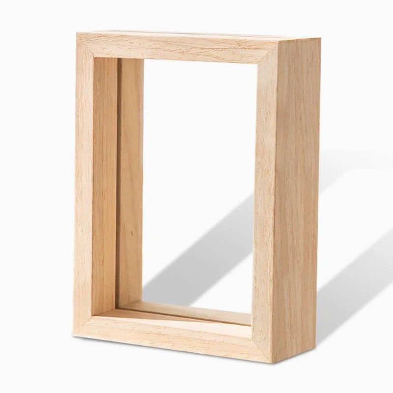 Rechthoekige Houten Fotolijsten met Desktop en Wanddecoratie - Afbeelding 8