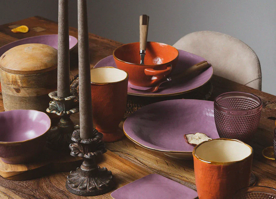 Diep Bord Paars - Lila Ø 24cm - Afbeelding 7