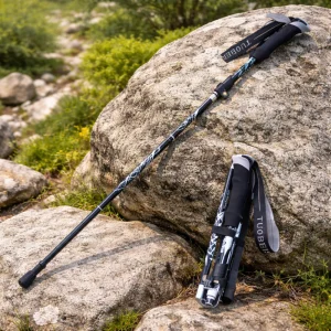 Wandelstokken Telescopisch Opvouwbaar Trekking Outdoor