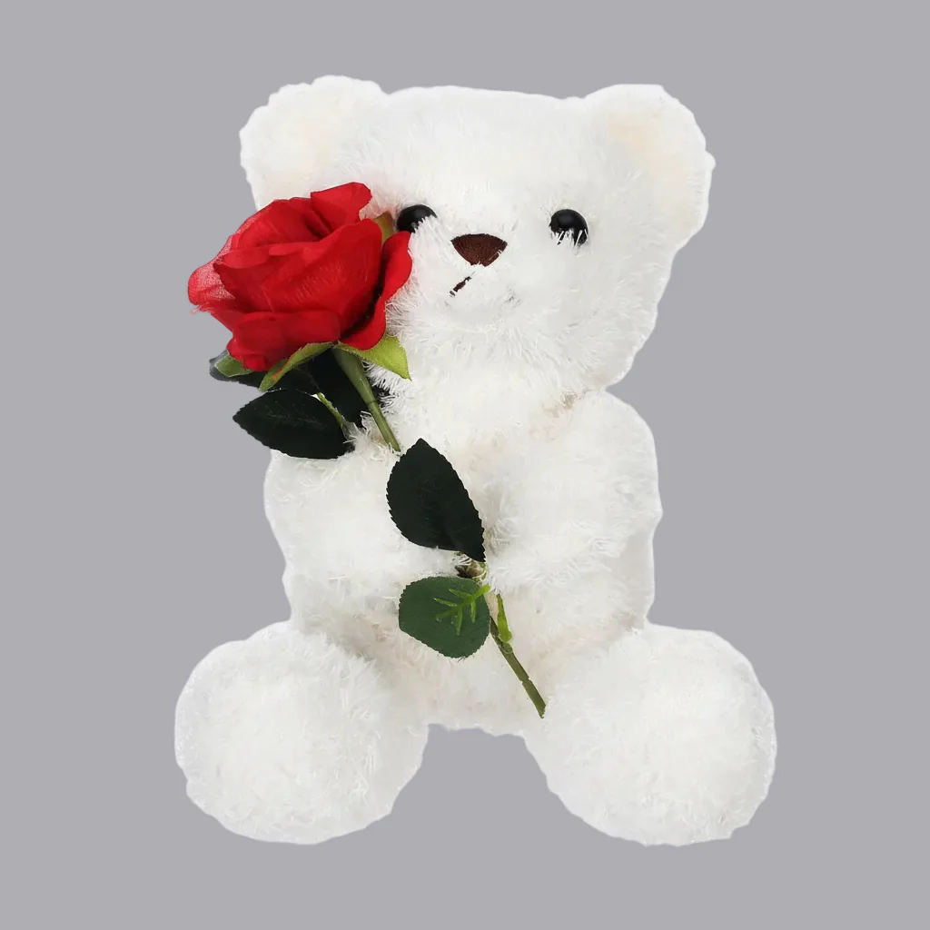 Knuffelbeer Roos Schattig Valentijnsdag Geschenk - Afbeelding 7