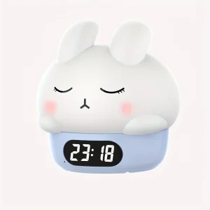 BunnyGlow - Kleurveranderend Nachtlampje en Wekker