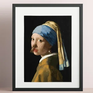 1pc Grote Maat, Grappige Badkamer Wandposter - Waterproof, Geen Frames Inclusief, 15.7"x11.4" (40x29cm)