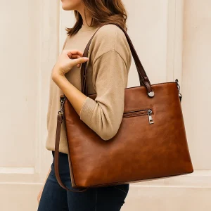 Dames Handtas Vintage Werk Tote Tas