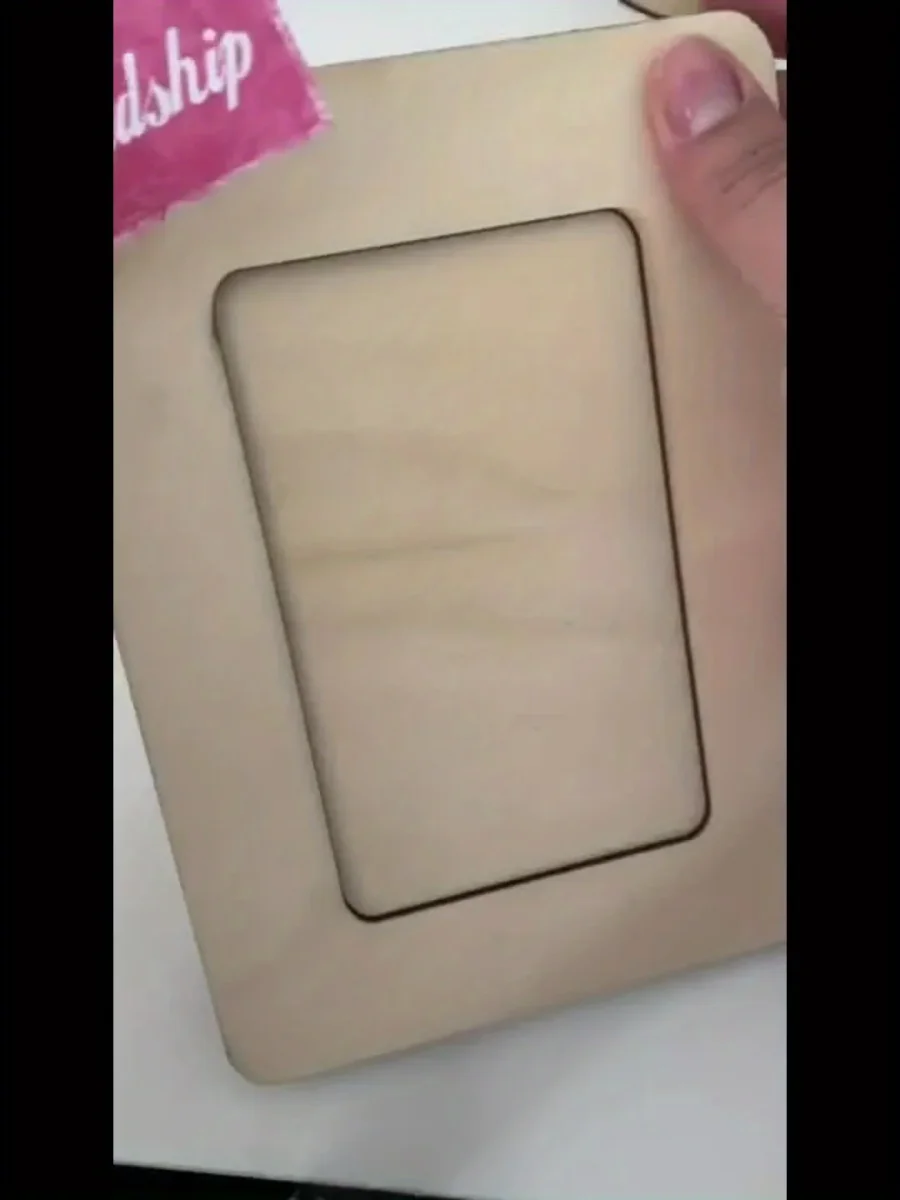 6-delige Houten Fotolijstenset voor DIY Creatieve Projecten, Onvoltooid Houten Fotolijsten voor Postkaarten en Foto’s - Afbeelding 9