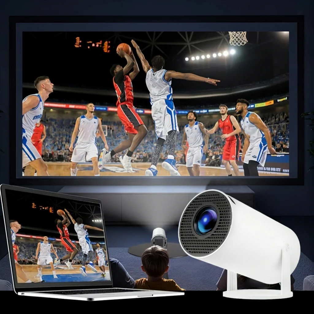 Projector Wifi 4K Draagbare Thuisbioscoop LCD Beamer - Afbeelding 7