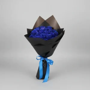 Glanzende Rozen Bloemboeket Geschenkdoos Symbolen