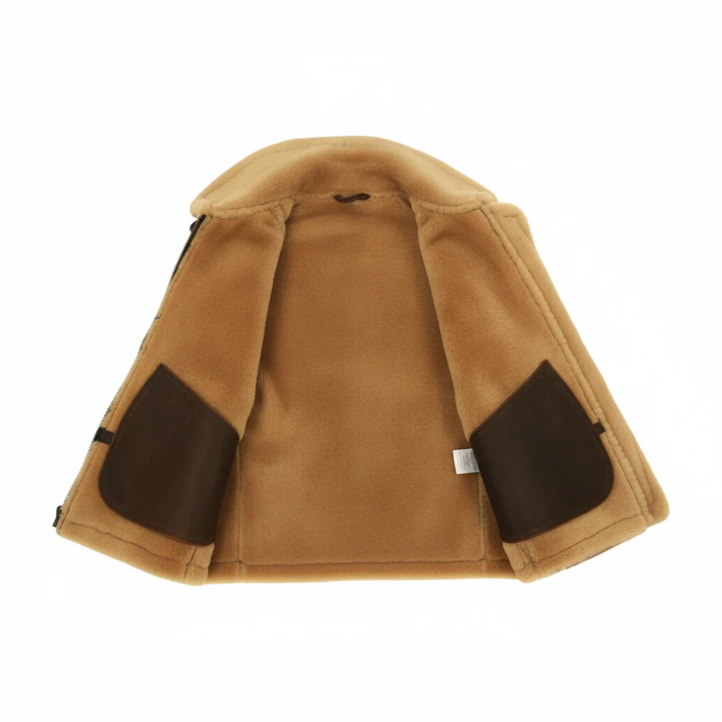 Vintage Pilotenjas Warme Voering Koude Dagen - Afbeelding 5