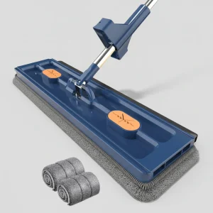 Grote Vlakke Dweil 360° Draaibare Kop Microvezel Pad