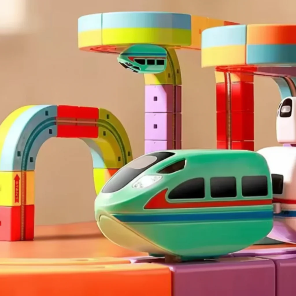 Magisch Bouwset Treinbaan Creatieve Speelset Magnetisch Voertuig - Afbeelding 6