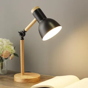 LuminoShade - Moderne Houten Bureau Lamp in Scandinavische Stijl